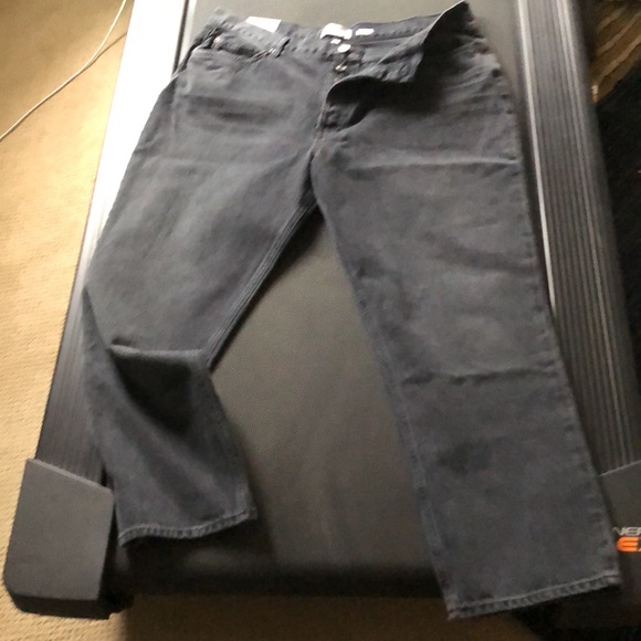 AGOLDE (34) Fen High Rise Relaxed Taper in Shambles Distressed - Picture 3 of 16